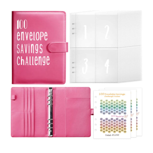 A5 100 enveloppen budget binder roze - Budget Binder