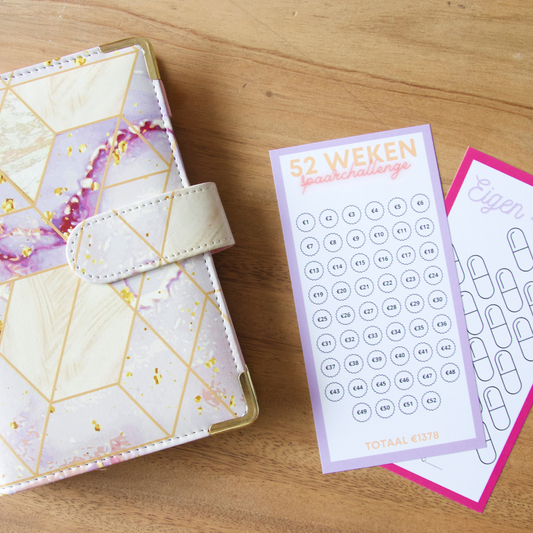 Spaar challenge 52 weken - Budget Binder
