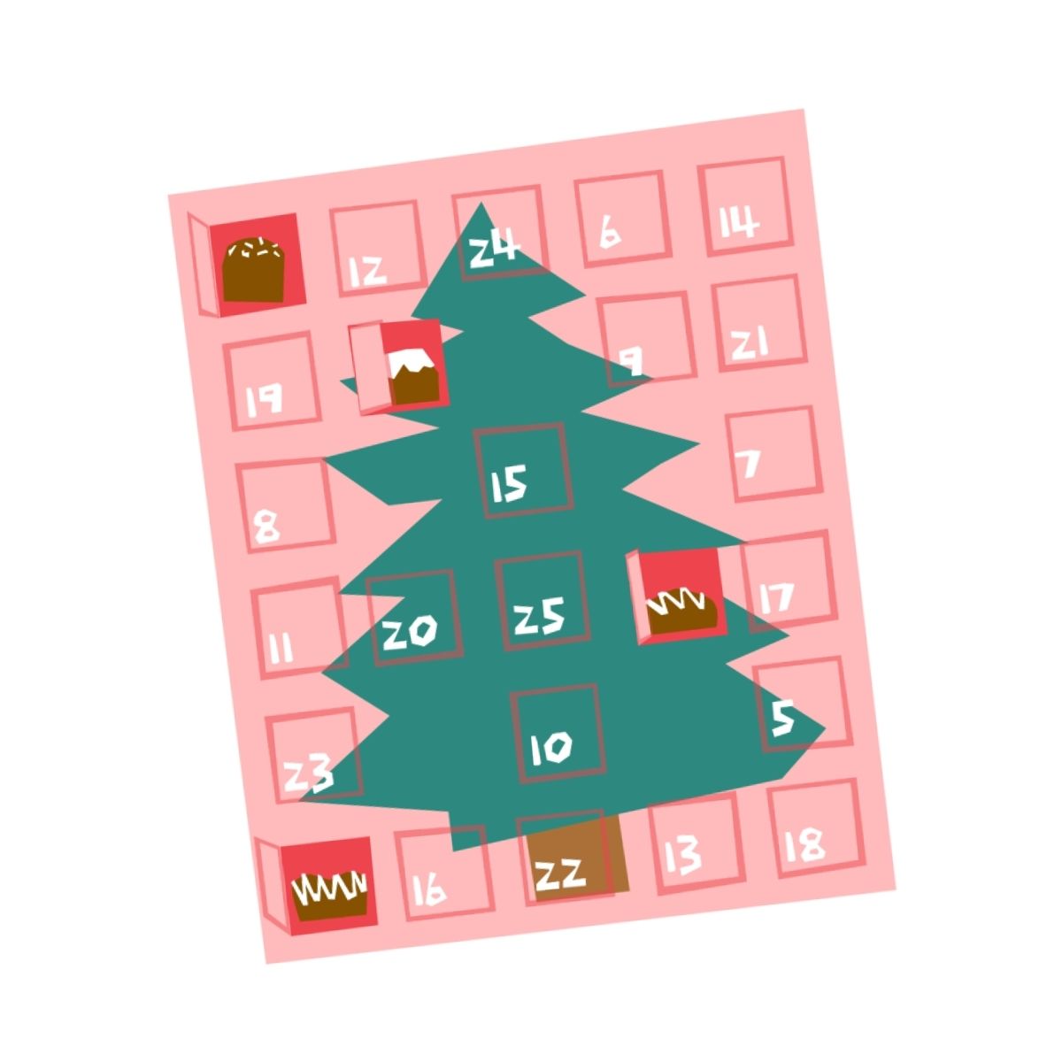 Adventskalender 24 dagen met A6 & A5 Challenges
