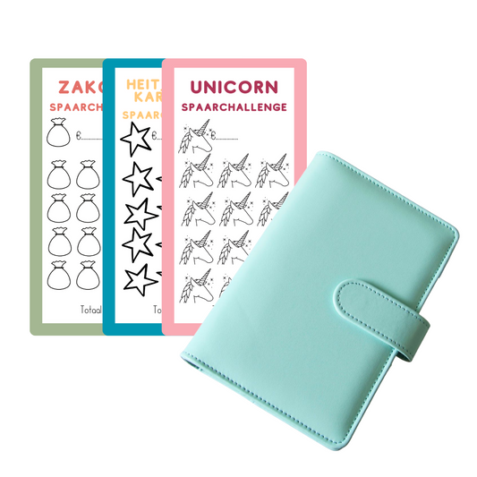 Kids start pakket unicorn mint - Budget Binder