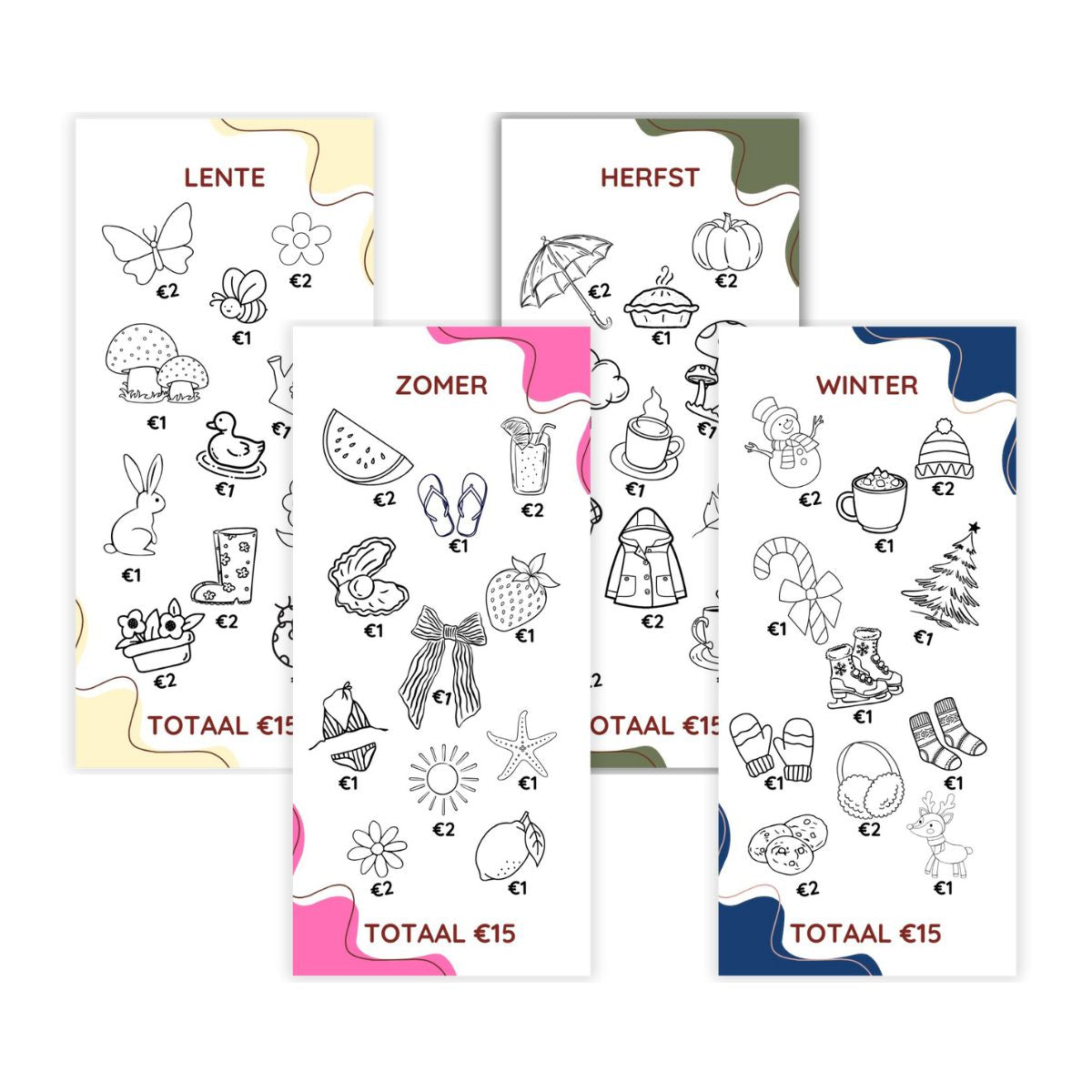 A7 Spaarchallenge 4 seizoenen