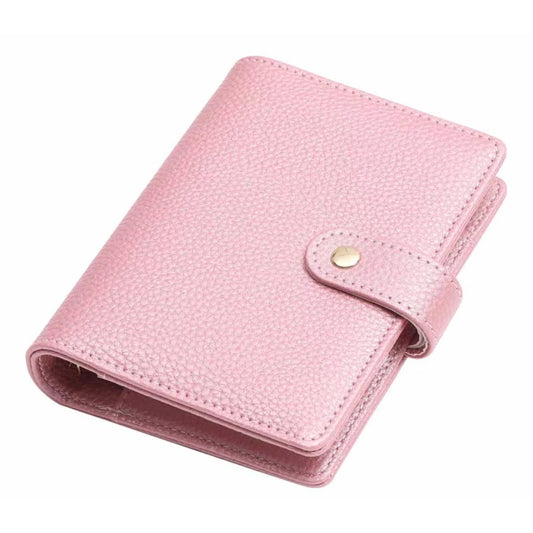 A7 Metallic budget binder roze