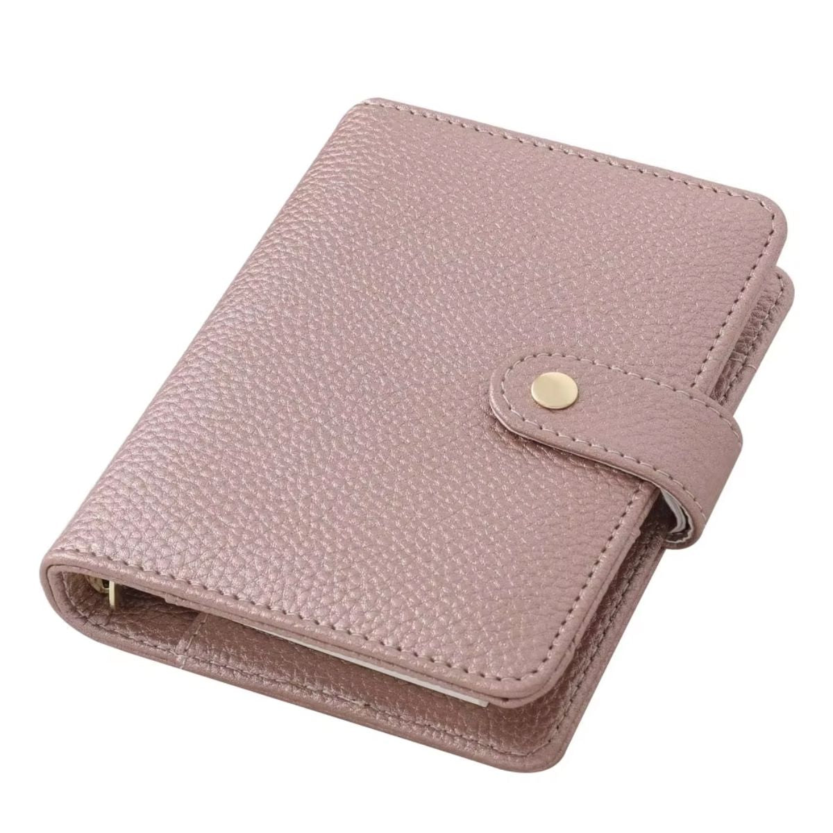 A7 Metallic budget binder taupe