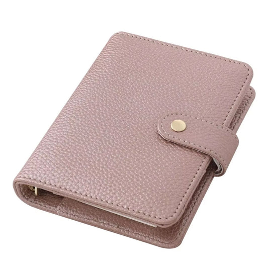 A7 Metallic budget binder taupe