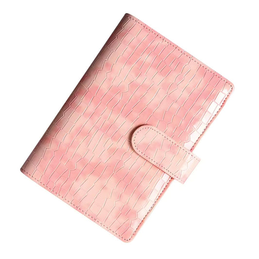 A6 Cracle budget binder roze