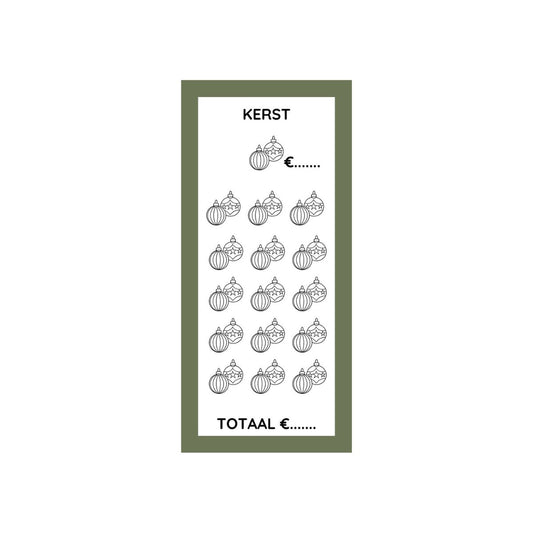 A7 Spaarchallenge kerst