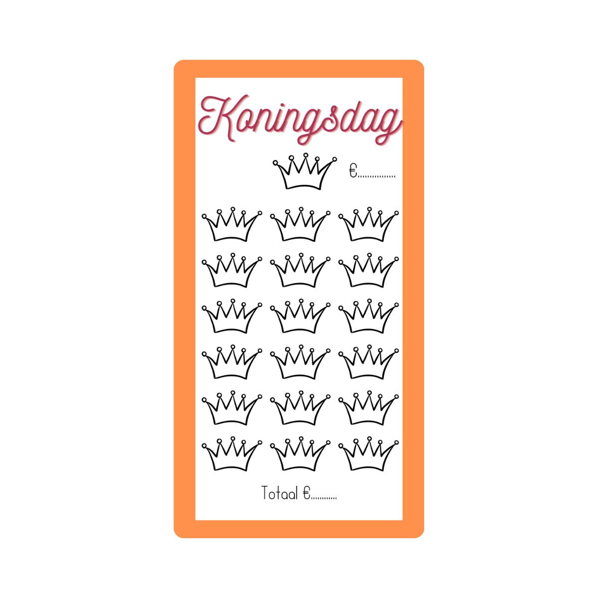 A6 Spaar challenge Koningsdag