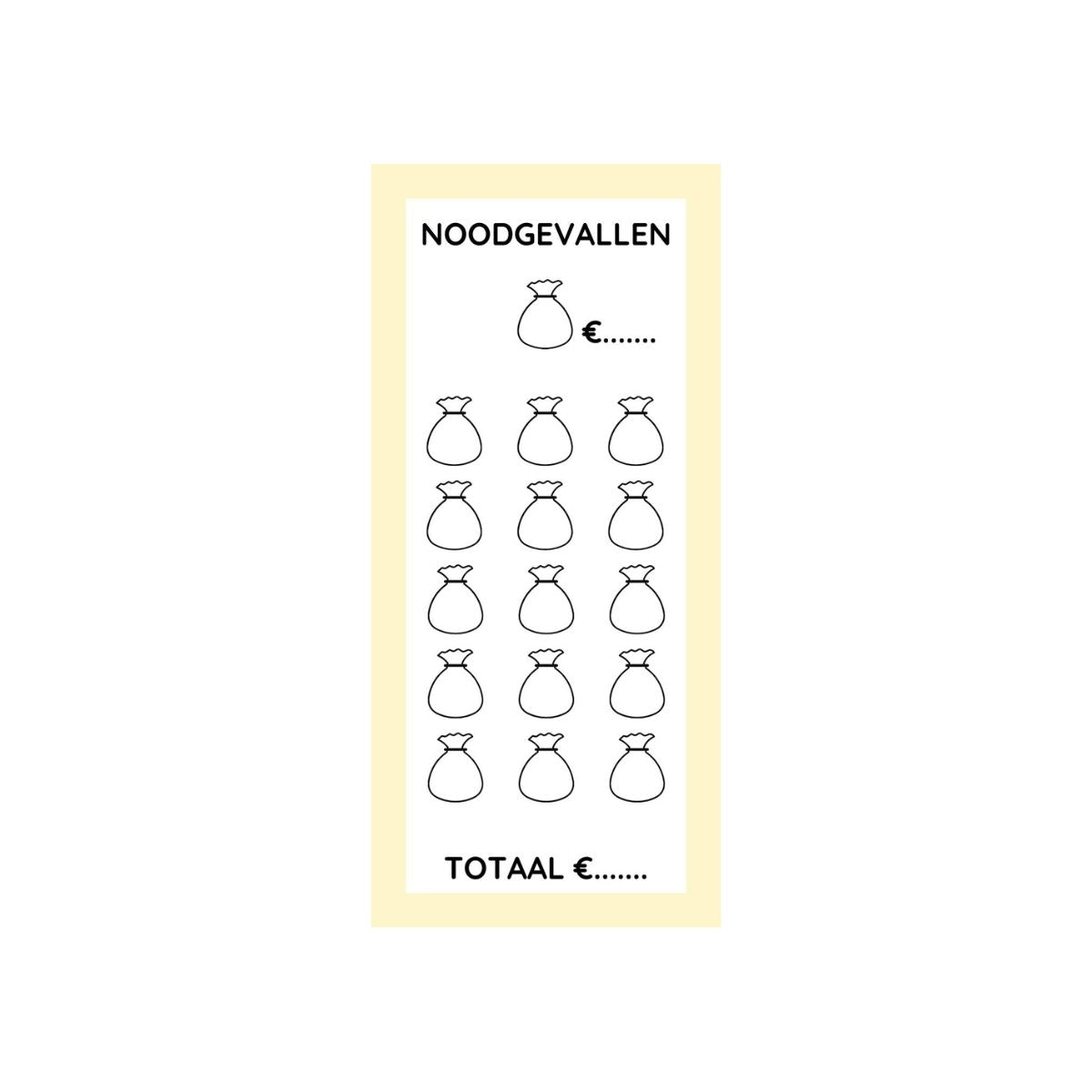 A7 Spaarchallenge noodgevallen