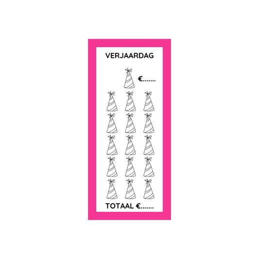 A7 Spaarchallenge verjaardag