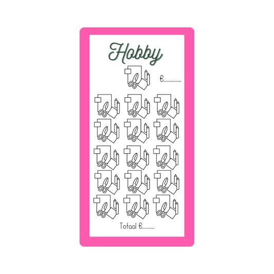 Spaar challenge hobby - Budget Binder